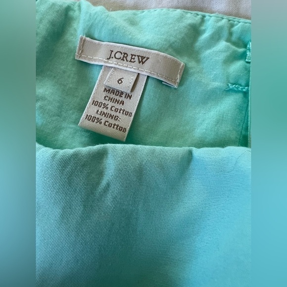 J Crew teal strapless dress SMALL - Picture 4 of 4
